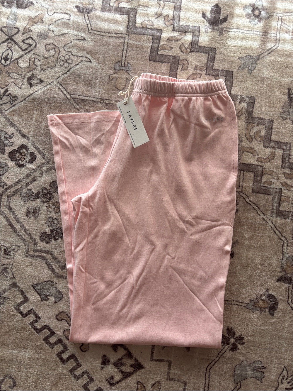 Layere Pink Lounge Pants - Picture 3 of 3